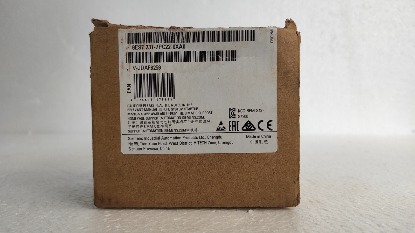 admin/uploads/uploads/Siemens em231 6es7 231 7pc22-0xa0 - EM231 6ES7 231-7PC22-0XA0 Analog Input Modul_8.webp